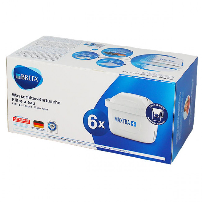 BRITA lot de 6 cartouches filtrantes MAXTRA+