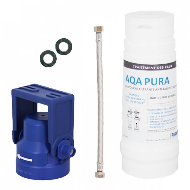Filtre à eau de rechange pour systèmes sous évier, filtre à eau externe  pour réfrigérateur, filtre de refroidissement à eau plombé – Qualité Aqua  en