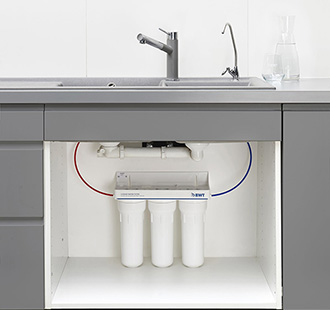 Triplex eau de boisson BWT installé