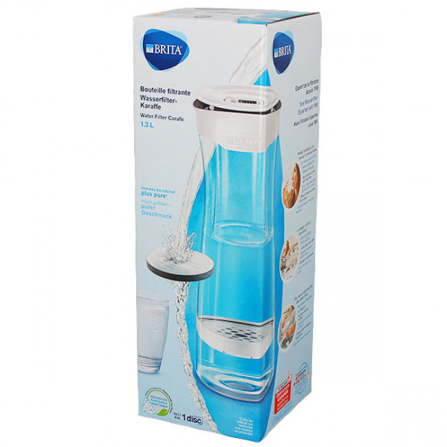 BRITA Bouteille filtrante Fill & Serve - 1,3 L - Gris